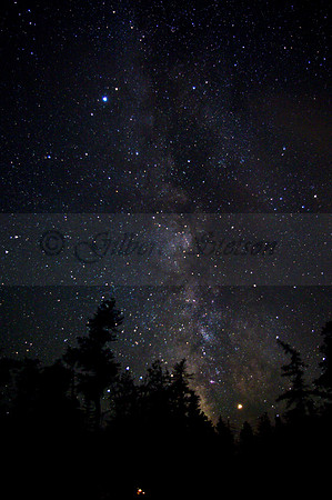 View of Milky Way from Acadia campsite