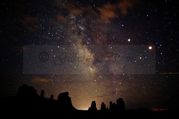 Milkyway over Arches NP