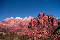 View of valley in Zion NP